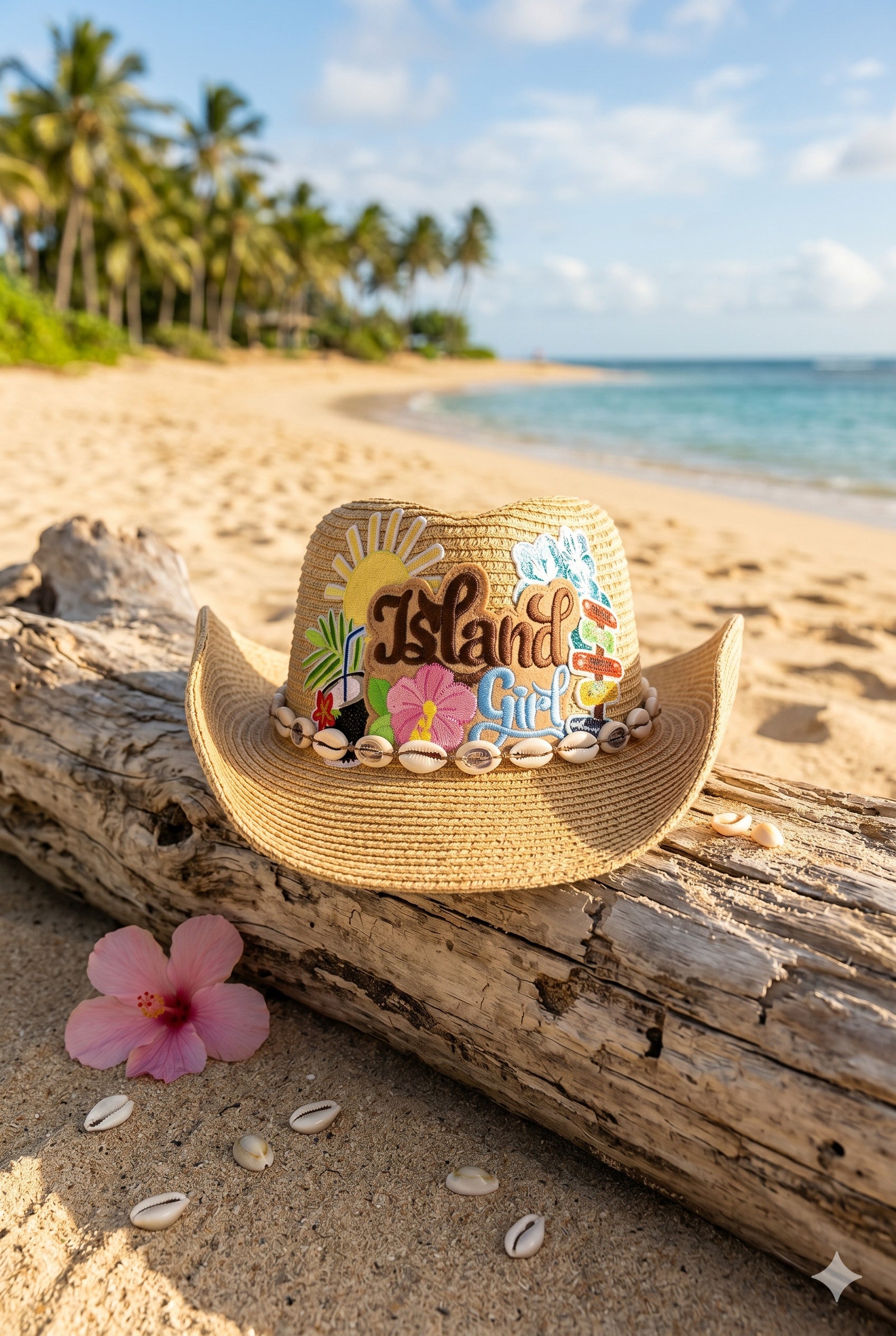 Island Girl straw hat for women