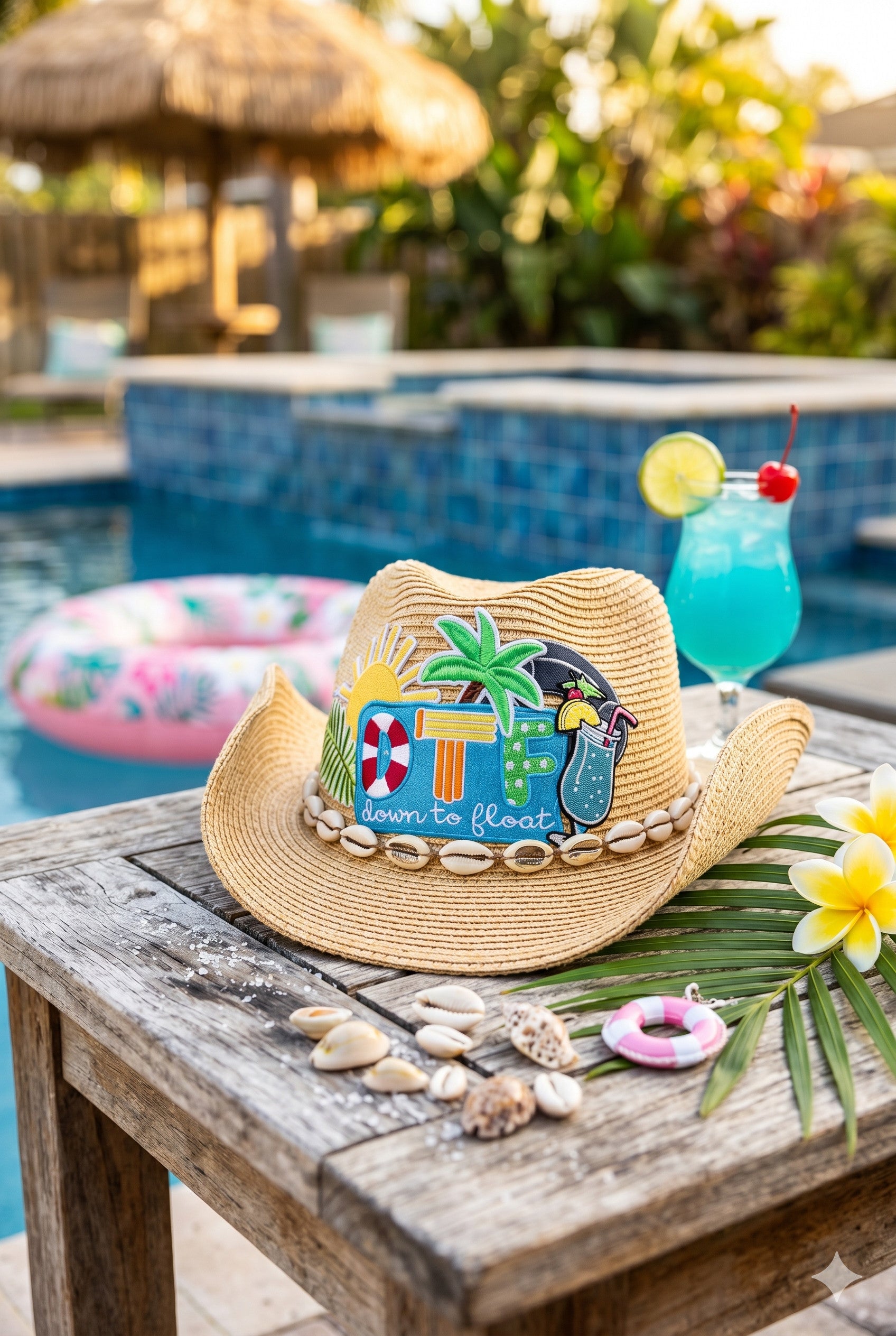 Down to Float straw hat for women