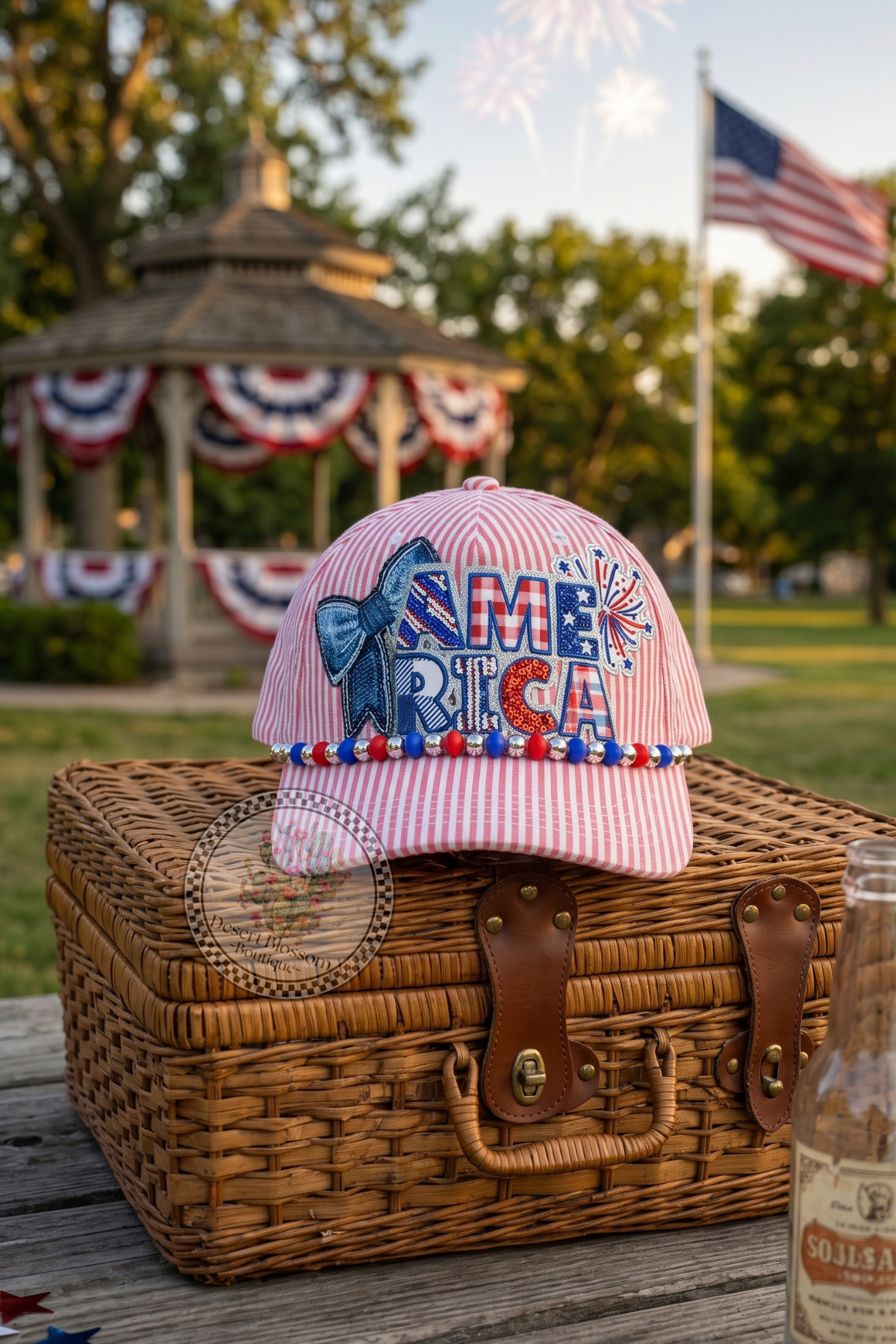 America trucker hat for women