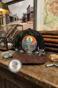 Southwestern trucker hat for women