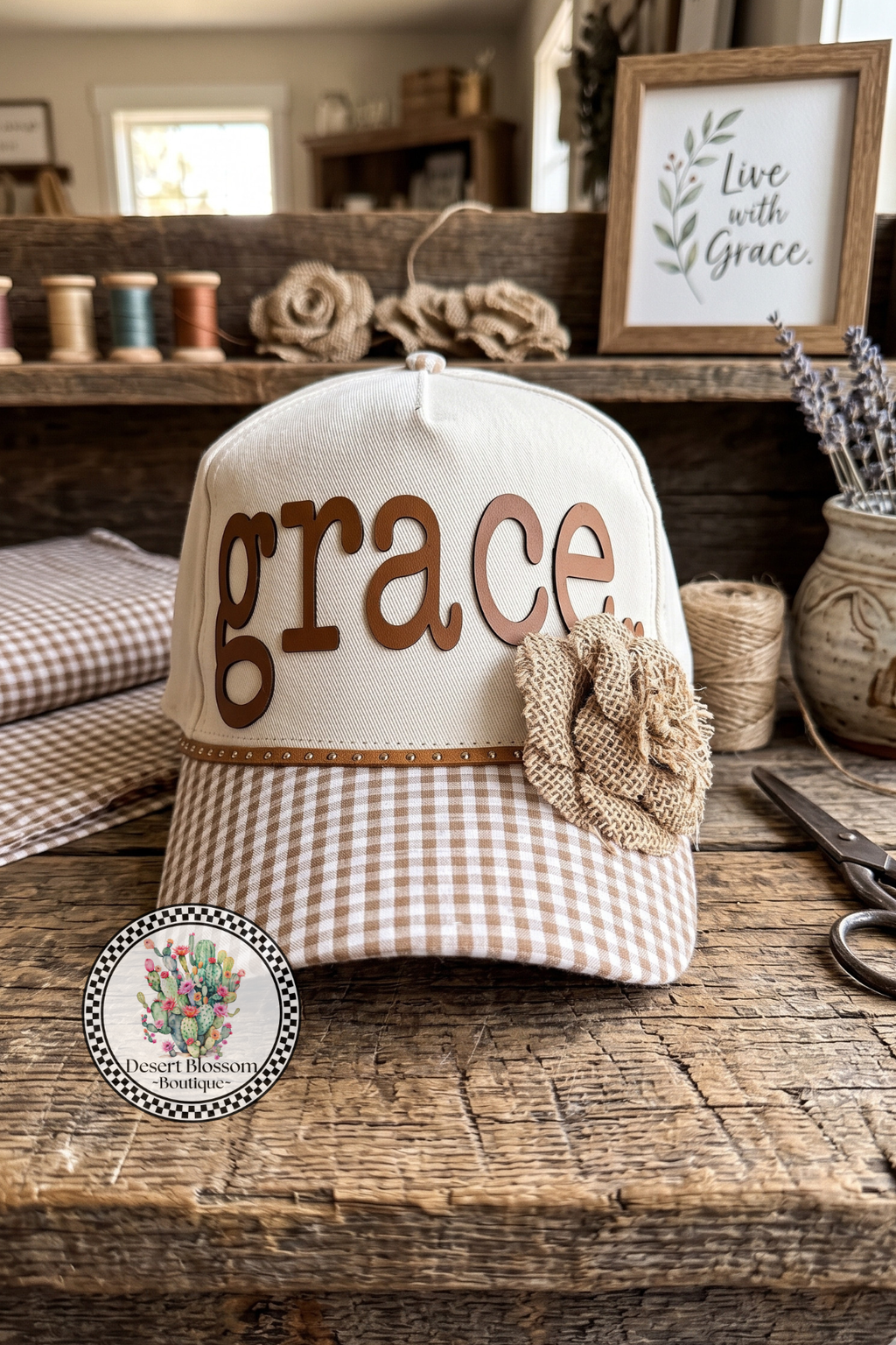Grace trucker hat for women